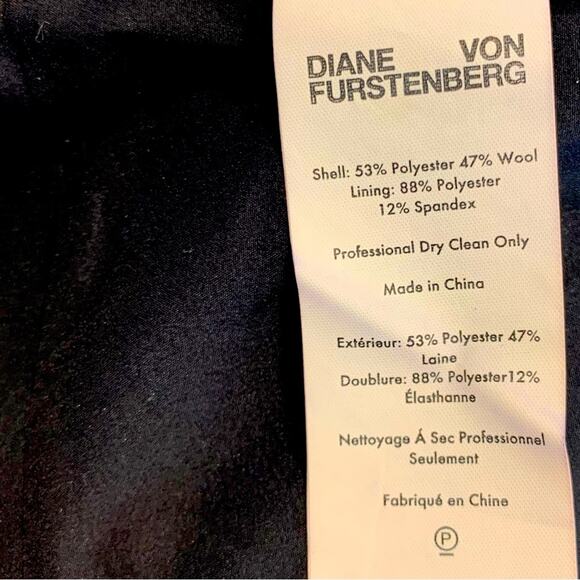 Diane Von Furstenberg Hadlie two metallic gold jacquard sheath dress DVF size 6 - Picture 11 of 13